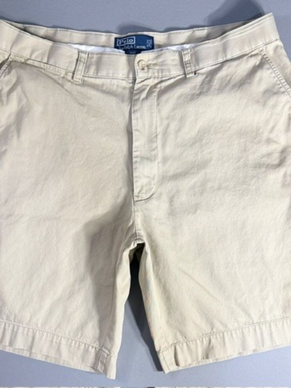 Polo Ralph Lauren Prospect Chino Flat Front Khaki Shorts Men's 36 Golf